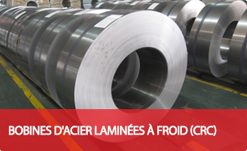 BOBINES D'ACIER LAMINÉES À FROID (CRC)