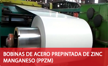 Pre-Painted Zinc Manganese Steel Coils (PPZM)